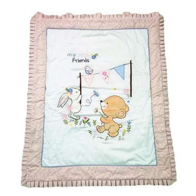 Embroidery Cartoon Ice Cream Shop 100 Cotton Bedding Sets