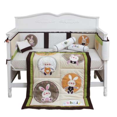 Lovely Rabbit 3D Full Cotton Comfortable Baby Bedding Wholesale