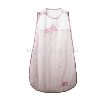 waffle pattern basic vest baby sleeping bag embroidery cotton Baby Sleeping bag