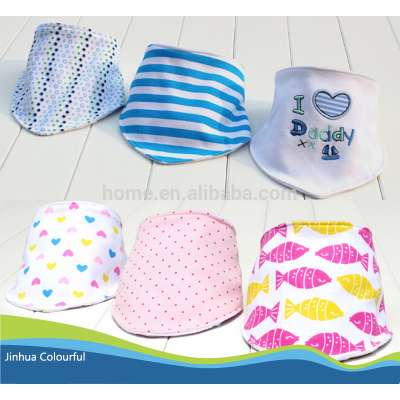 double layers baby bandana bibs