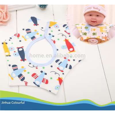 100% cotton jersey star shape waterproof absorbent cotton Bibs