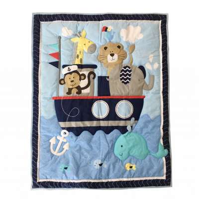 Duvet Cotton Patchwork Baby With Embroidery Quilt