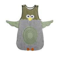 Owl design Baby Sleeping bag 100%cotton with embroidery